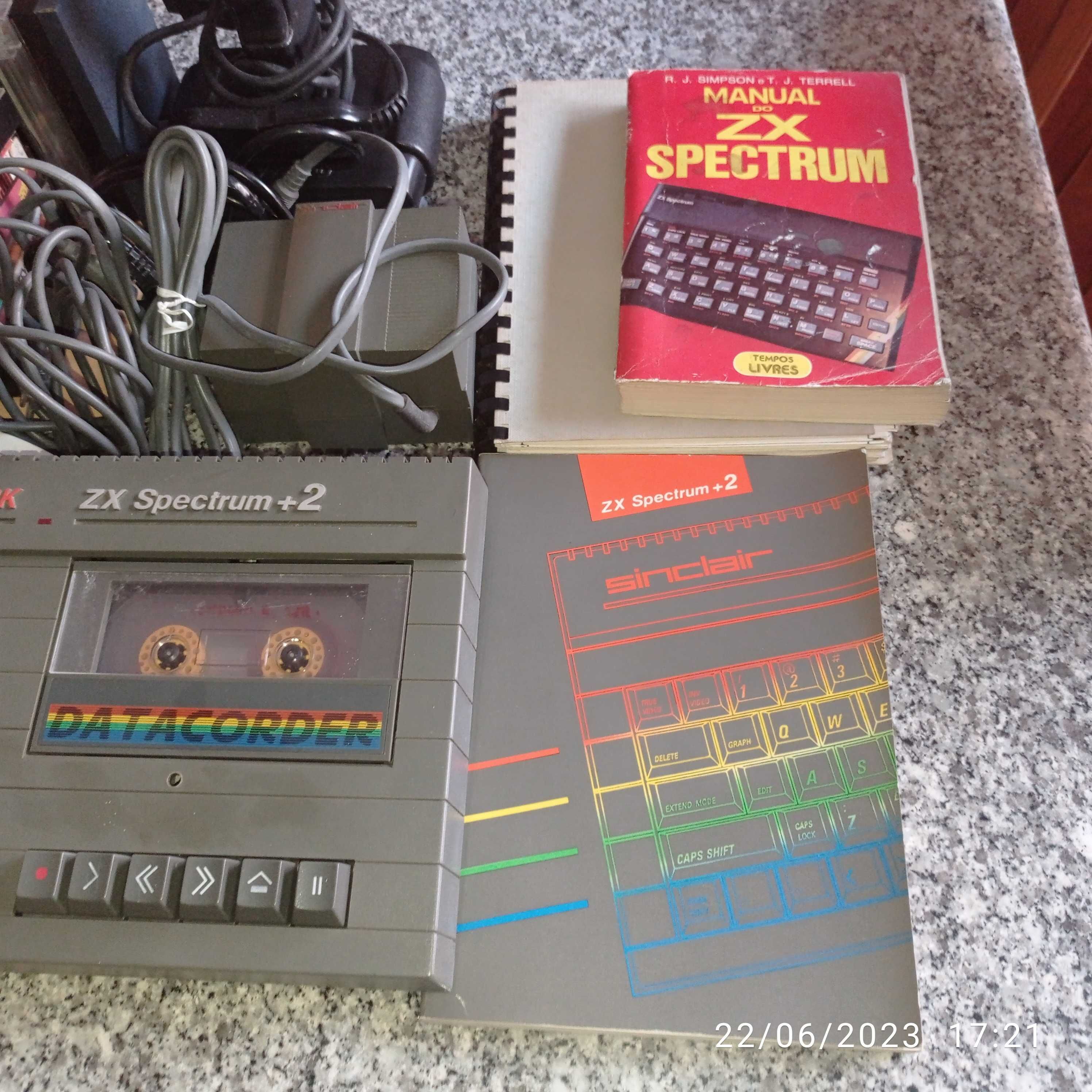 Computador ZX Spectrum + 2