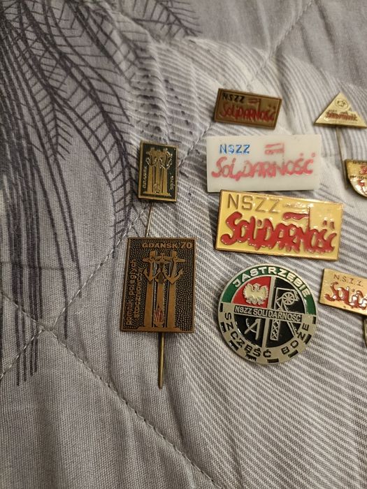 Odznaki solidarności 9 sztuk p7
