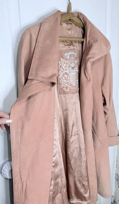 Шкіряне пальто тренч Італія Linea Pelle