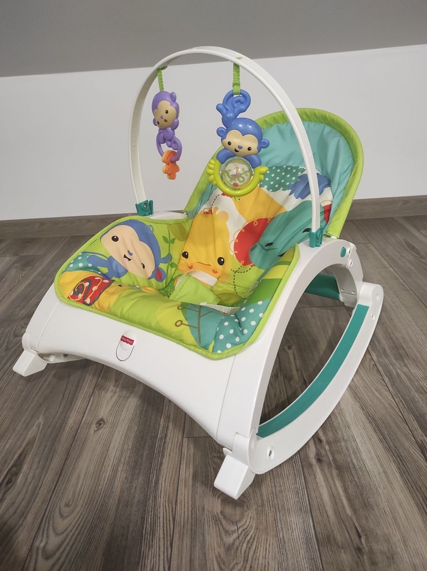 Fotelik Bujaczek leżaczek 3w1 Fisher Price CMR10