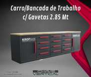 Carro/Bancada de Trabalho c/ Gavetas 2.85 Mt  JR19