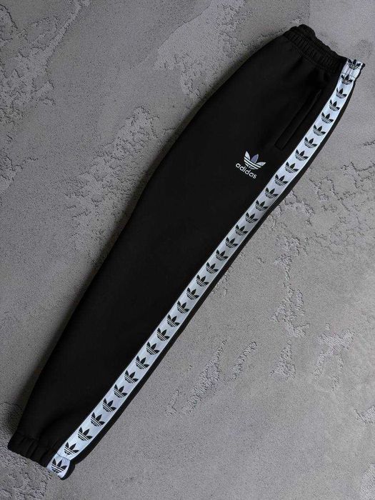 Чоловічий спортивний костюм Adidas зимній на флісі комплект [S-XXL]