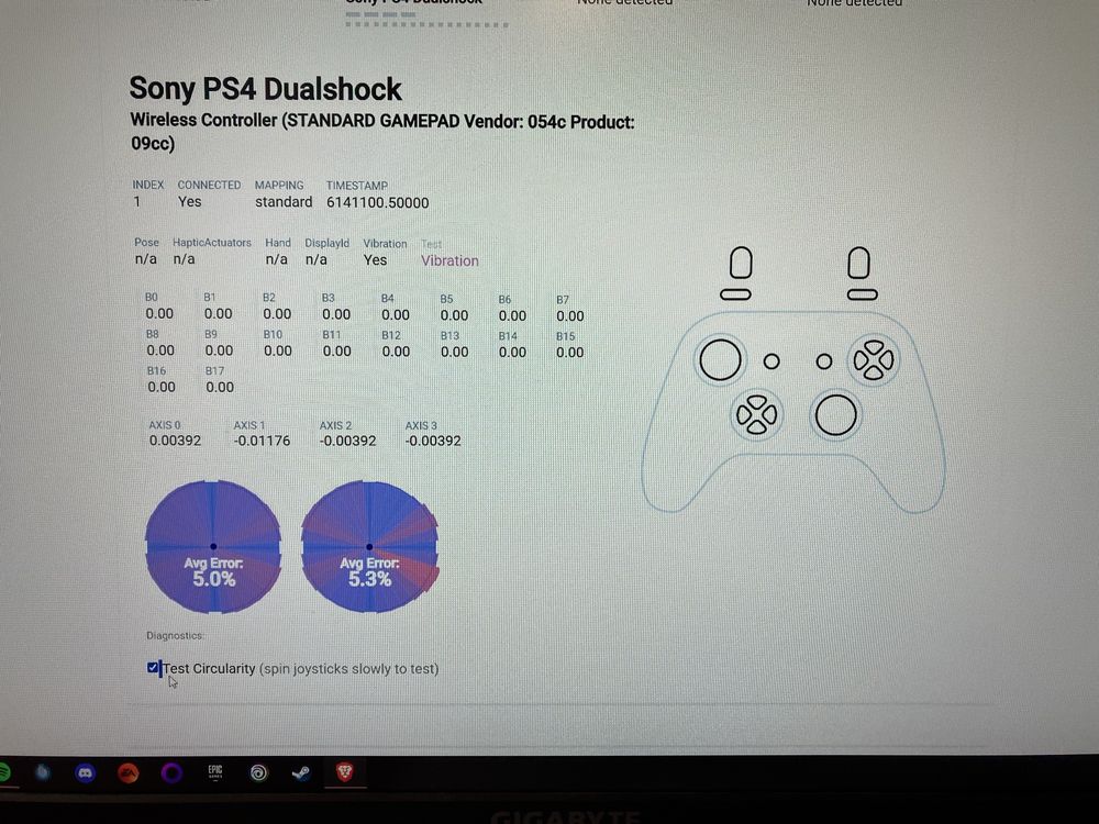 Kontroler pad Dualshock 4 V2 analogi TMR rok gwarancji