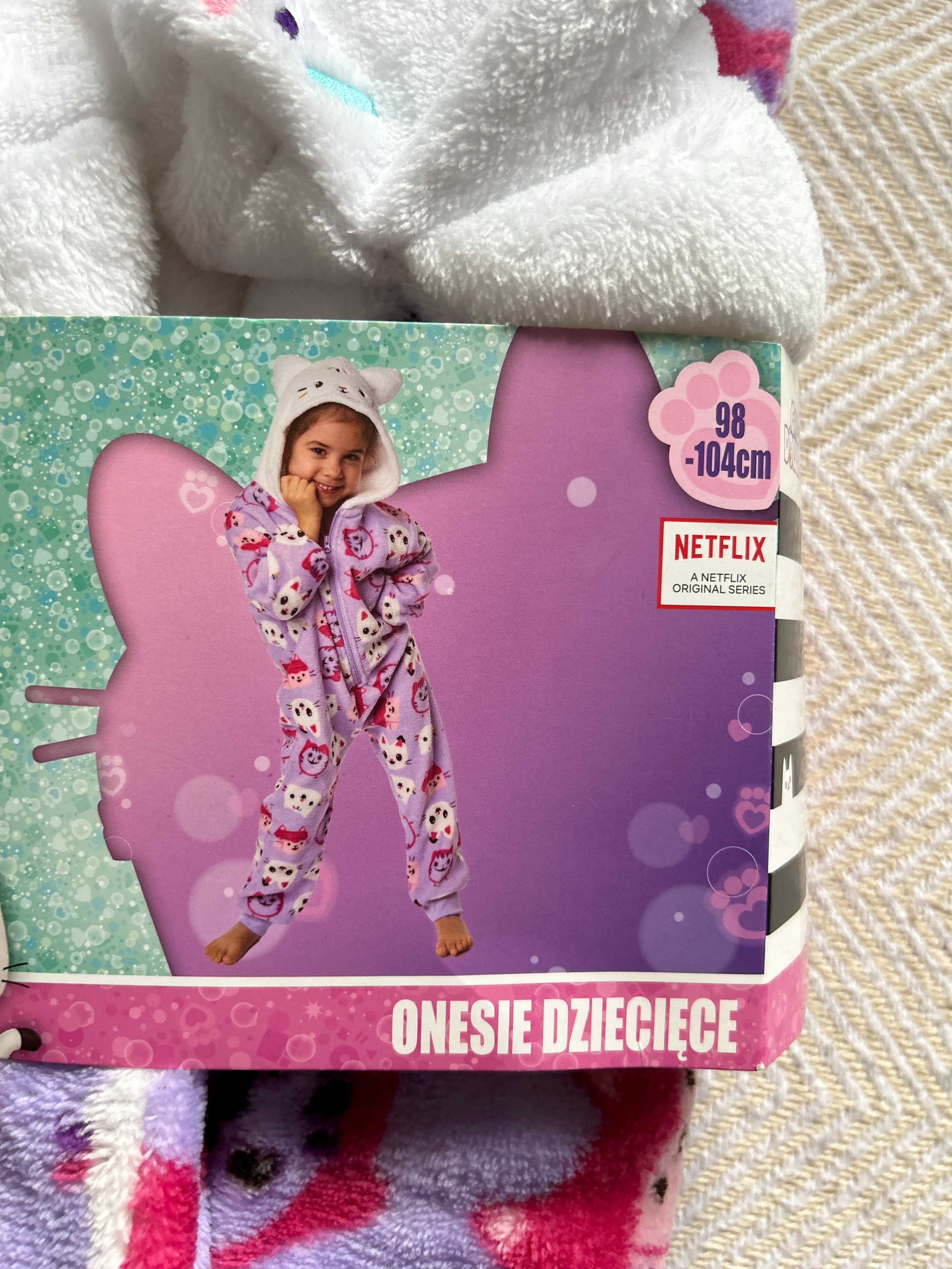 NOWE onesie kombinezon piżama jednoczęściowa 98/104 Koci Doemk Gabi