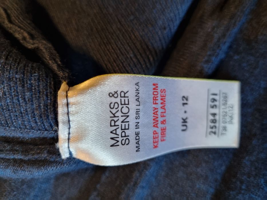 Marks &Spencer sweterek M granatowy