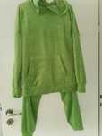 Zielony Welurowy dres