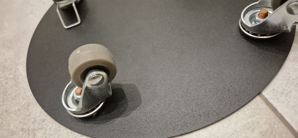 Podstawka wózek do doniczki. Okrągły. Metalowy