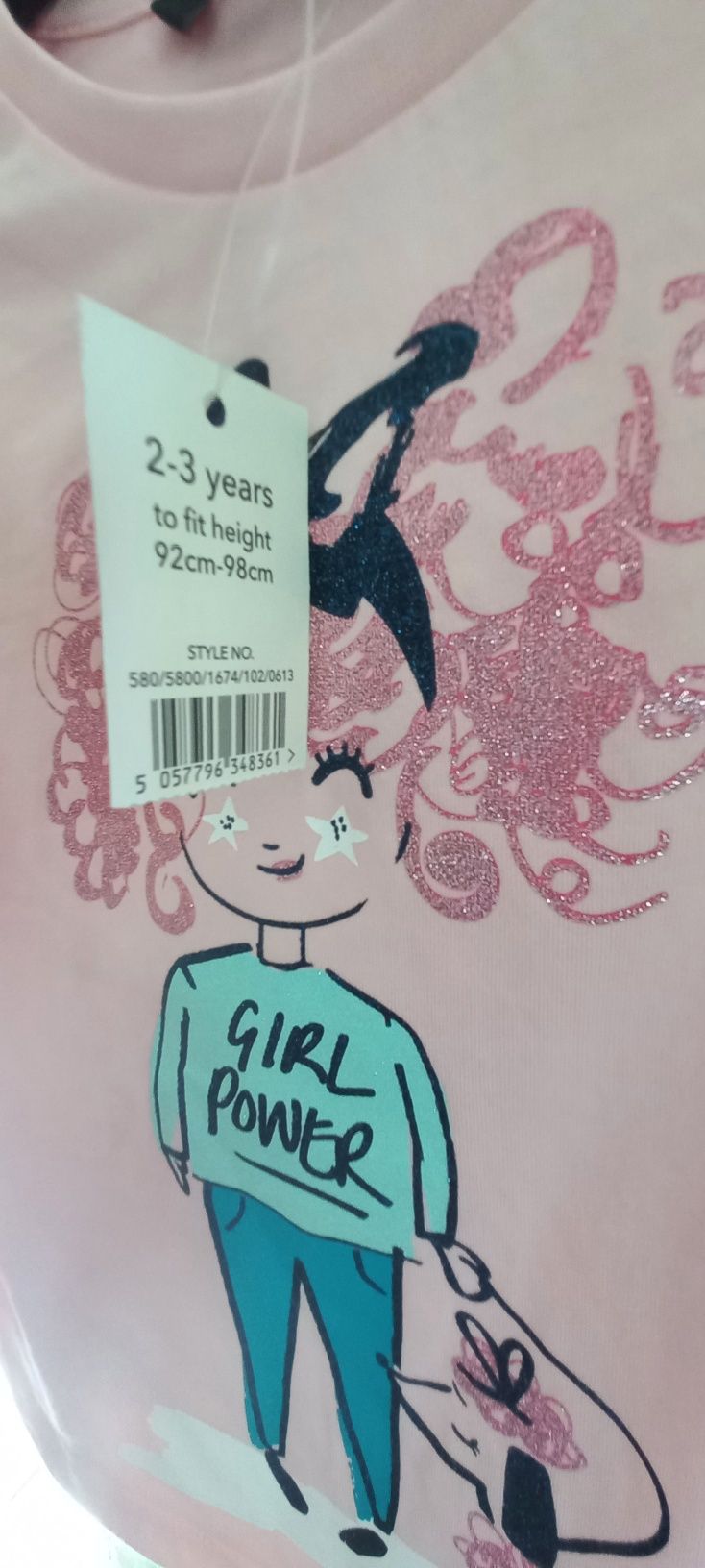 Набор футболок на девочку с длинным рукавом