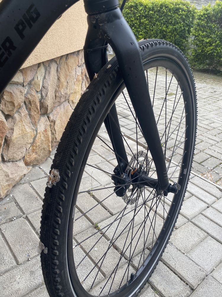 Фікс шосейник сінгл спід міський велосипед shimano nexus 8 checker pig