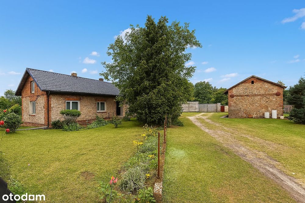 PRZYCŁAPY k.Wielunia  DOM wolnostojący 100m2 + Budynek gospodarczy