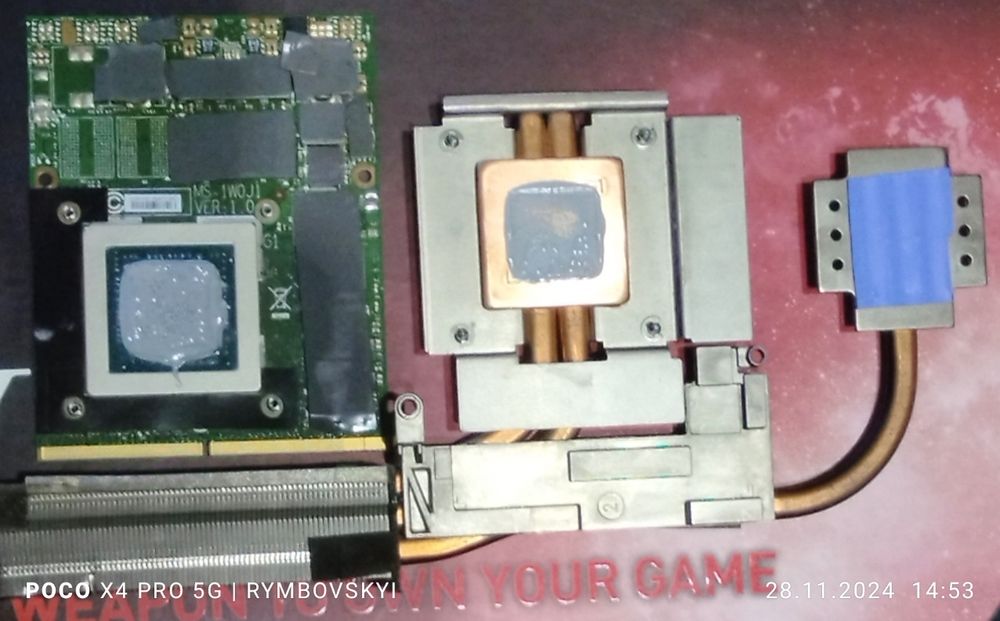 Відеокарта ноутбука МХМ GTX 970m 3GB MSI