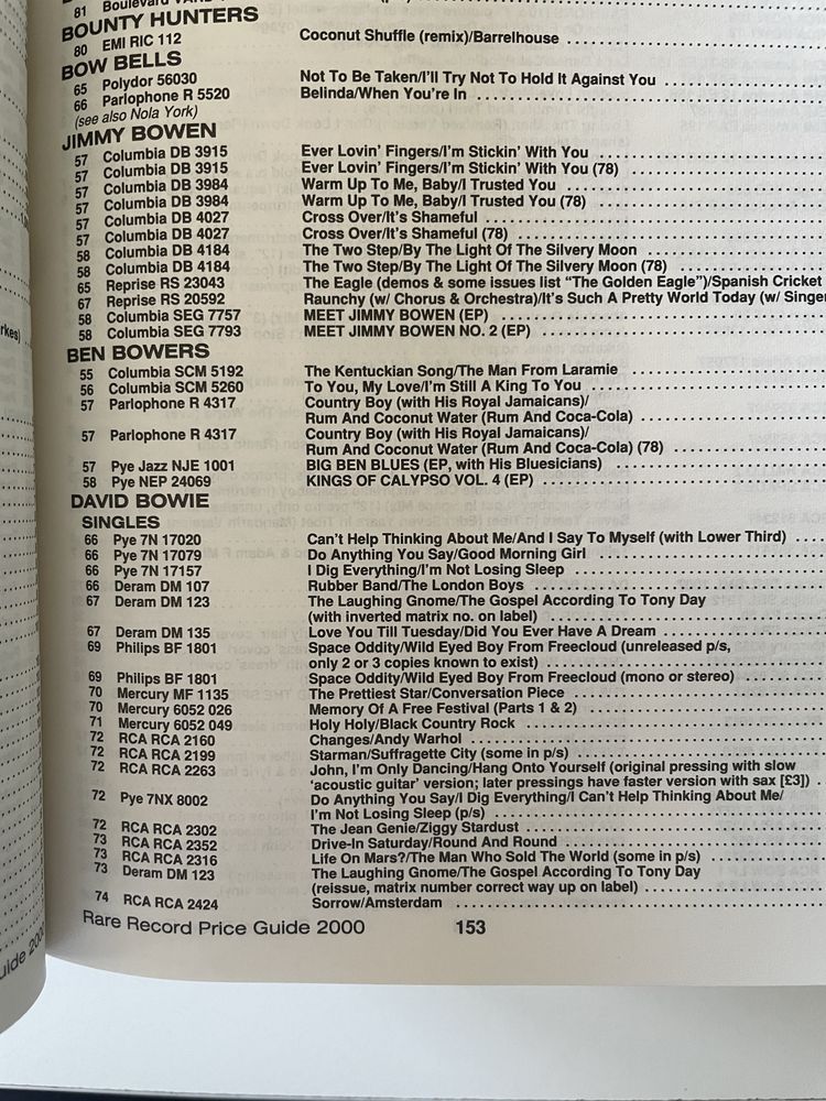 Record Collector - Rare record price guide