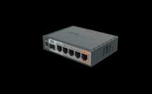MikroTik RouterBoard hEXs RB760iGS Gigabit ethernet Router światłowód