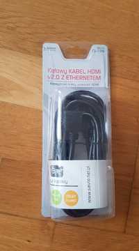 SAVIO KABEL HDMI v2.0 z ethernetem 3m NOWY