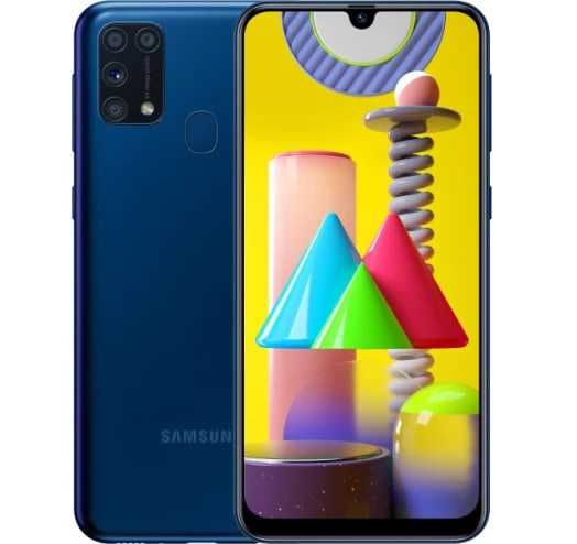 Смартфон Samsung Galaxy M31 6/128GB Blue 2SIM 6.4" 64Мп 4К NFC 6000мАч