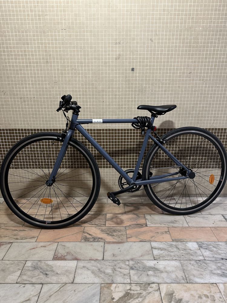 Bicicleta de Cidade Single Speed 500 azul