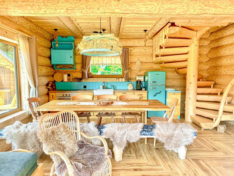 Piękna Luksusowa Chata w górach SPA, 6-21 osób, Sauna, Balia z jacuzzi