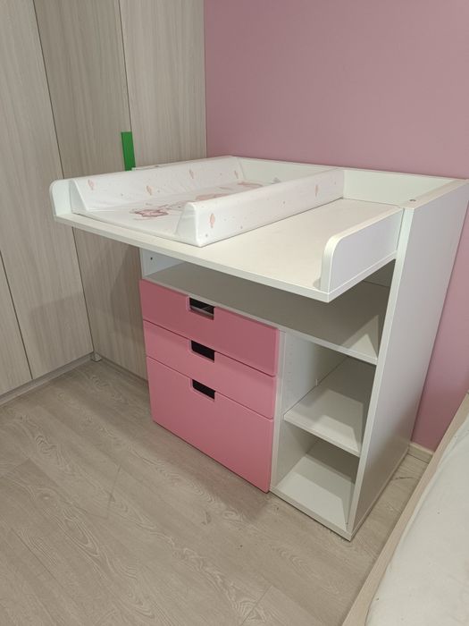 Komoda IKEA + przewijak + organizery – stan bardzo dobry