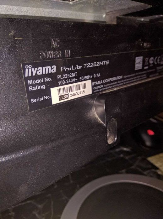 Монитор Iiyama ProLite t2252mts 22' FullHD