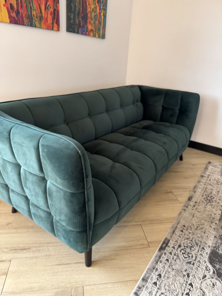 Pikowana sofa 3 osobowa