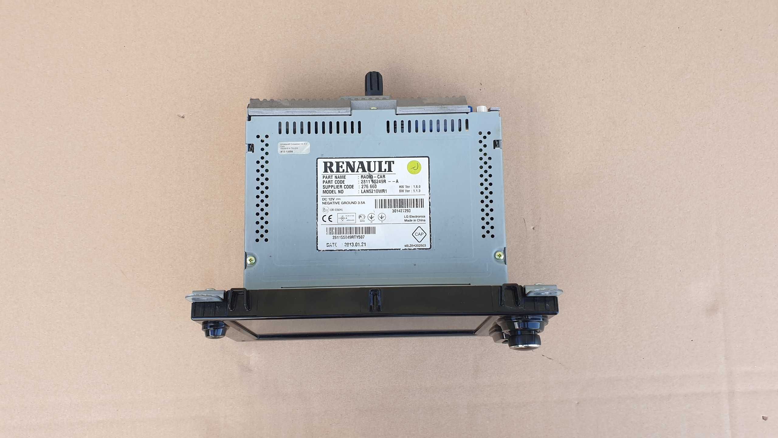 Wyświetlacz radio ekran nawigacja monitor Renault Clio IV 2811/55249R
