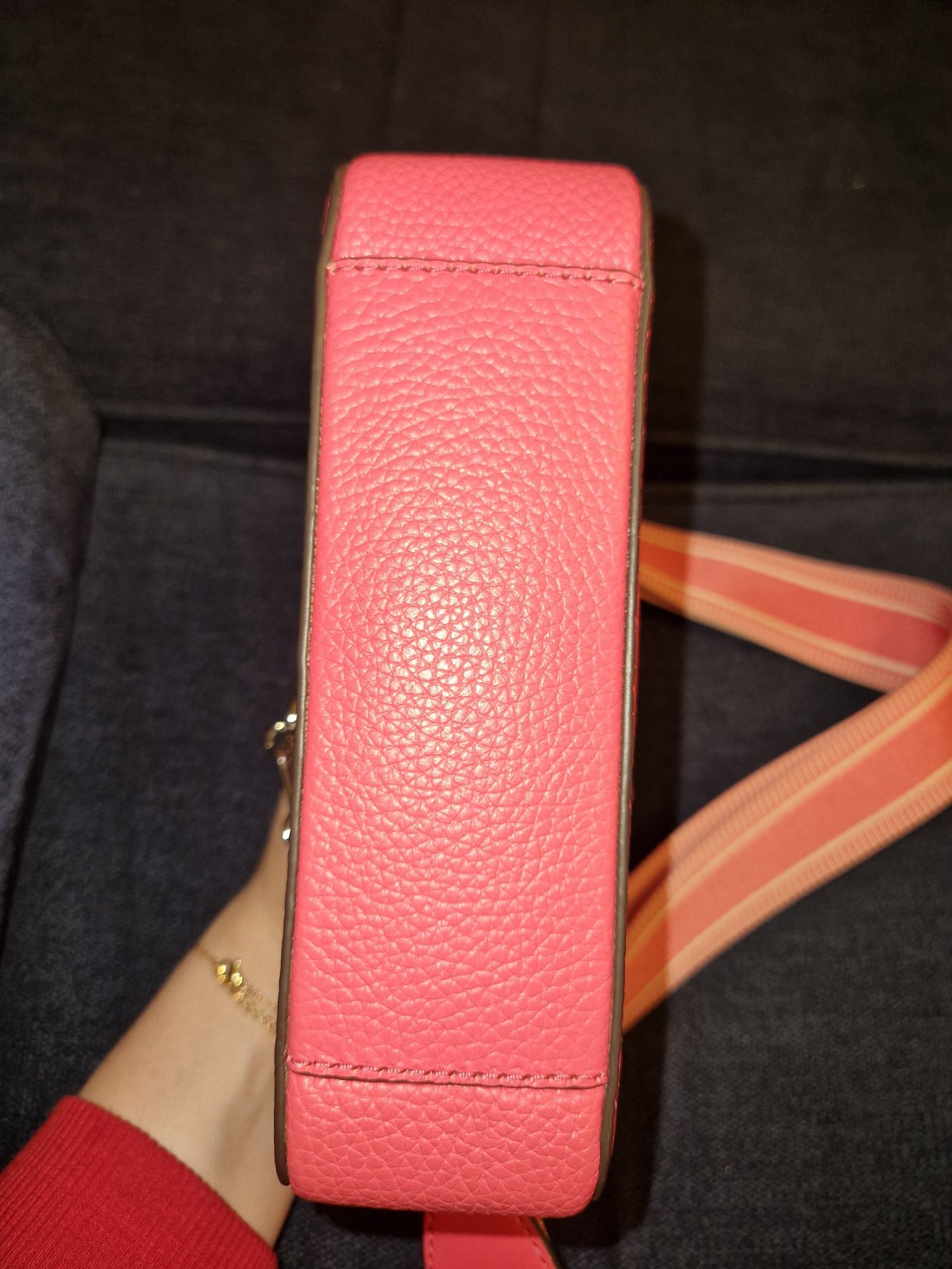Torebka MK Michael kors jet set camera - geranium ideał torebka crossb