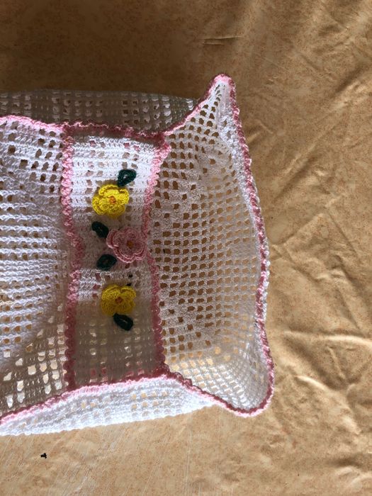 Porta guardanapos em crochet