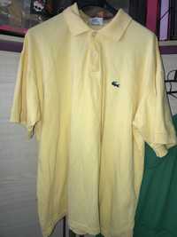 lacoste męska koszulka polo żółta pastelowa xxl