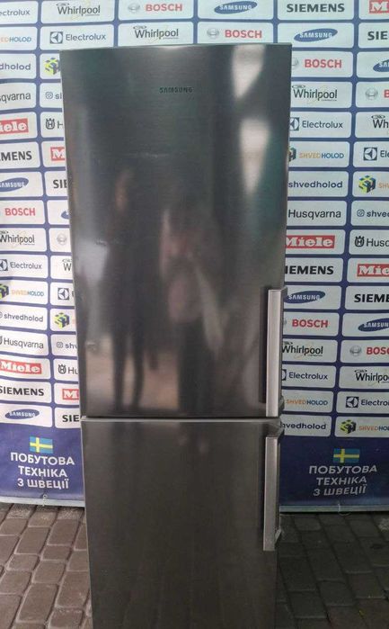 Холодильник б/в  Samsung 180/60/60 Металік  No Frost  #07687
