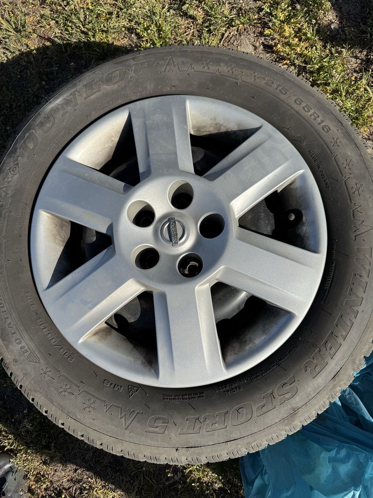 Koła nissan qashqai 16 zimowe Dunlop 4 szt