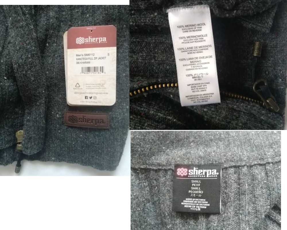 Sweter Sherpa Merino gratis pasek czarny