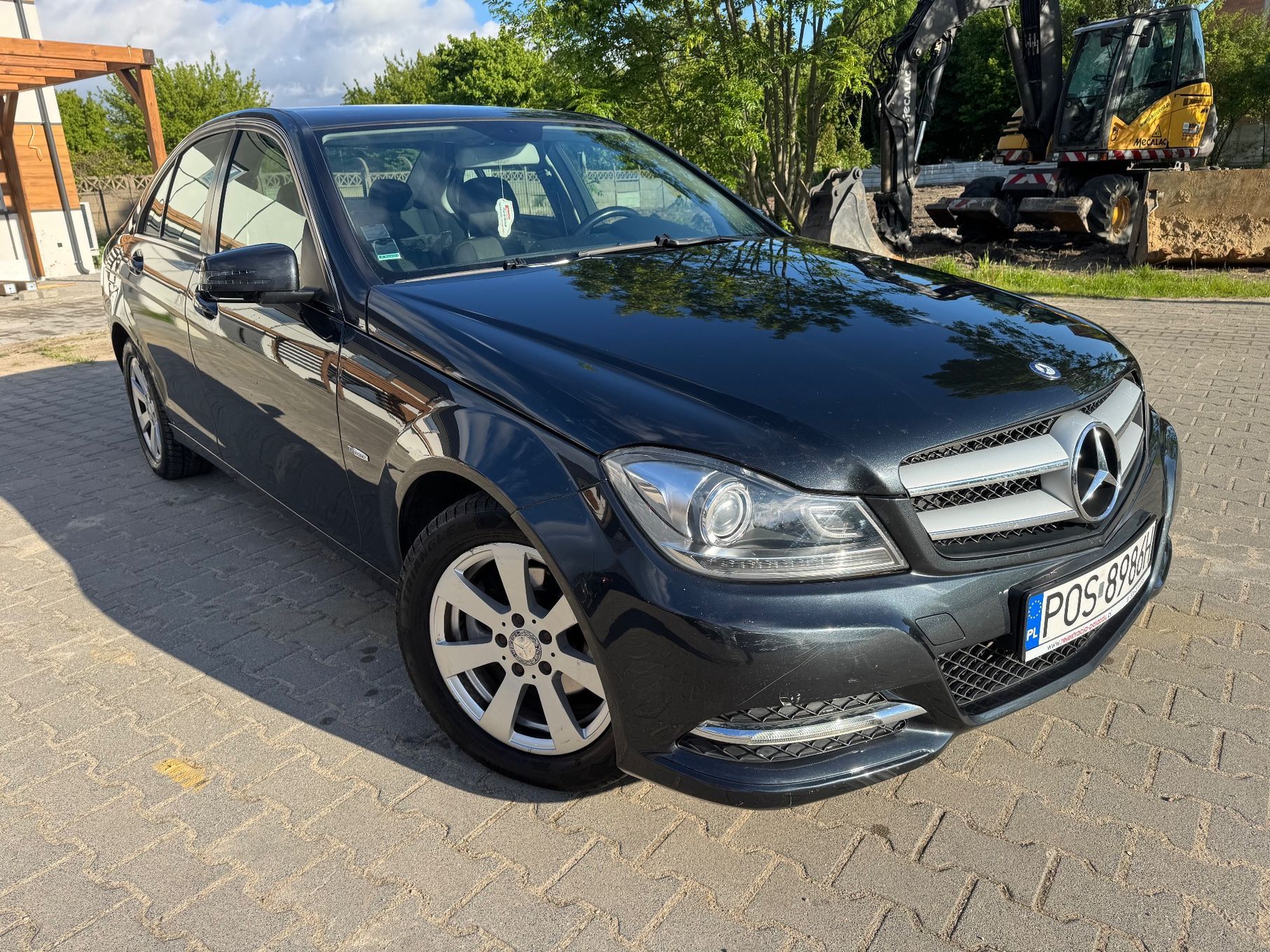 Mercedes-Benz Klasa C 152tys.km LIFT klimatyzacja tempomat nawigacja NOWE TARCZE I KLOCKI