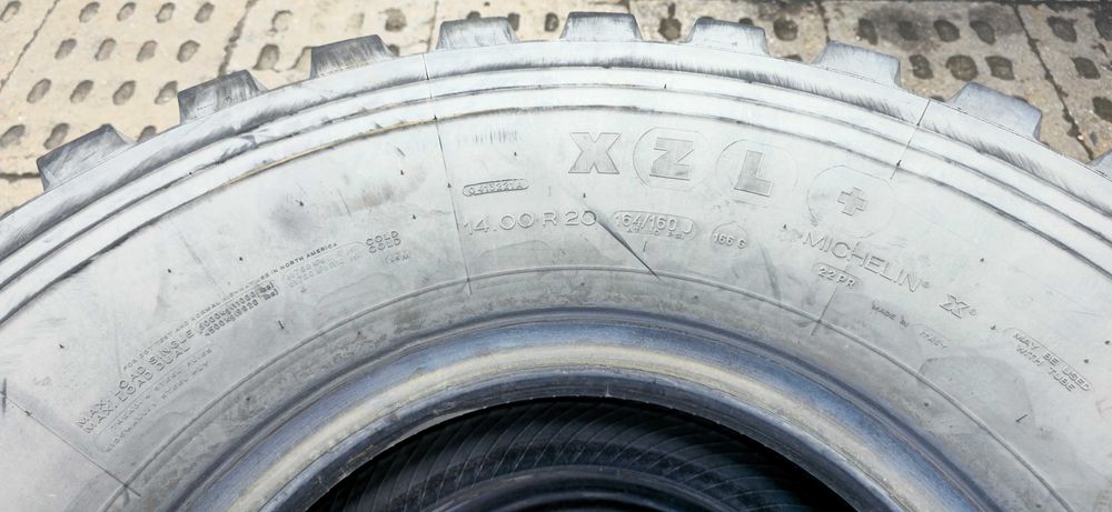 Opona z Demobilu Wojskowego MICHELIN 14.00 R 20 XZL