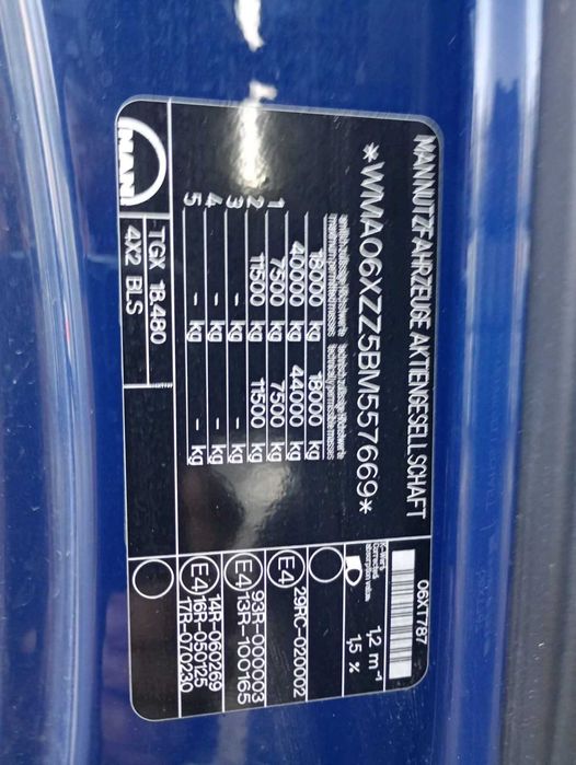 man tgx 18.480 uszkodzony