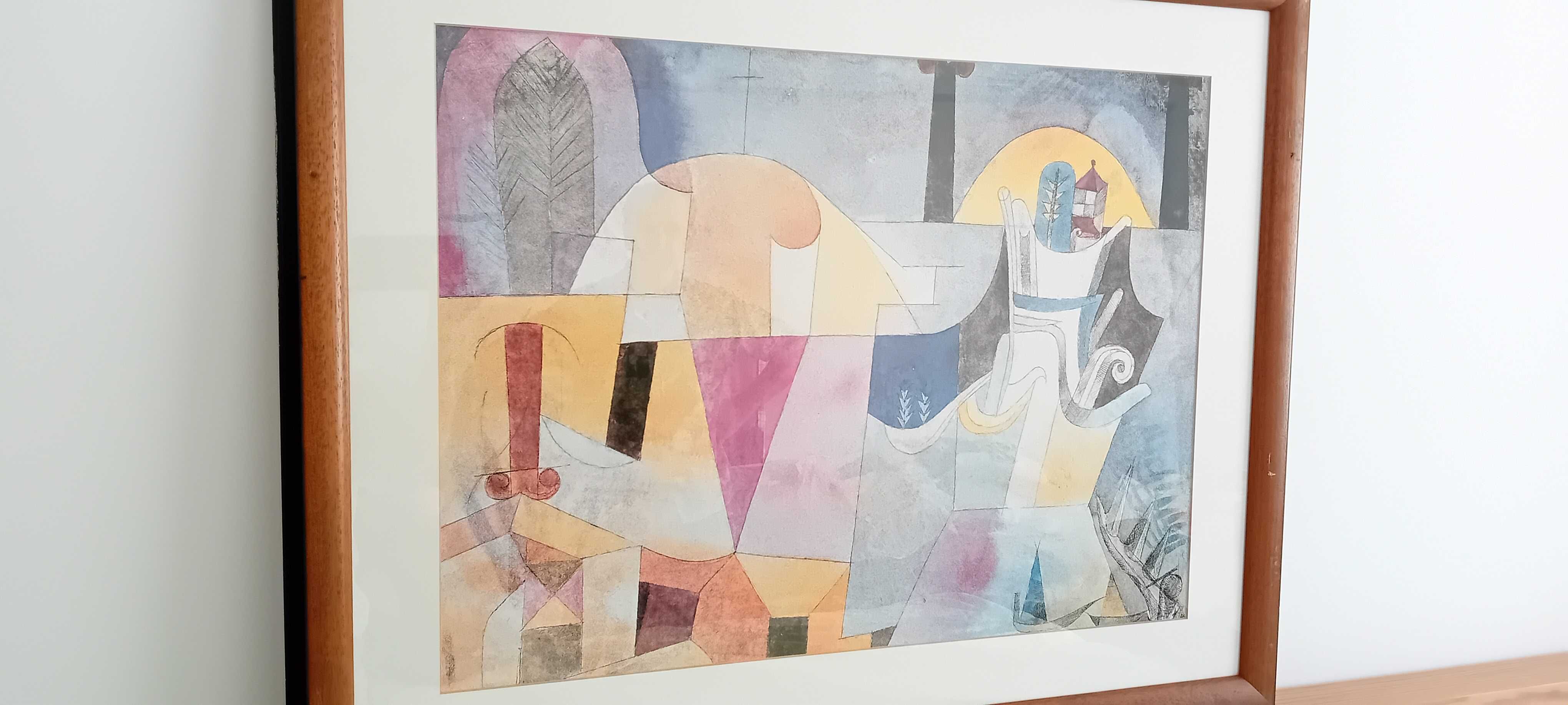 Quadro clássico com reprodução de Paul Klee