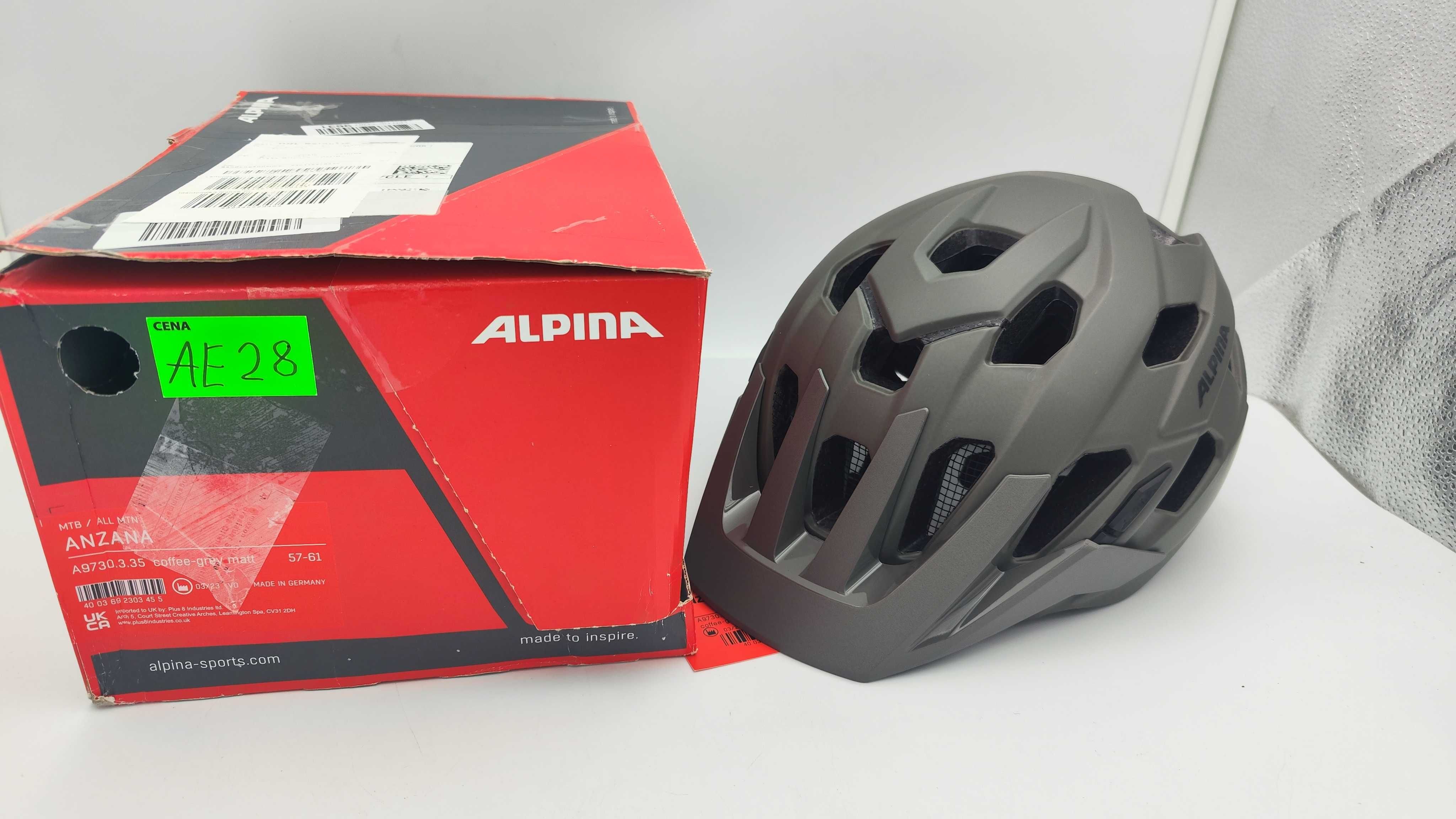 Kask rowerowy Alpina Anzana r. L 57-61cm (AE28)