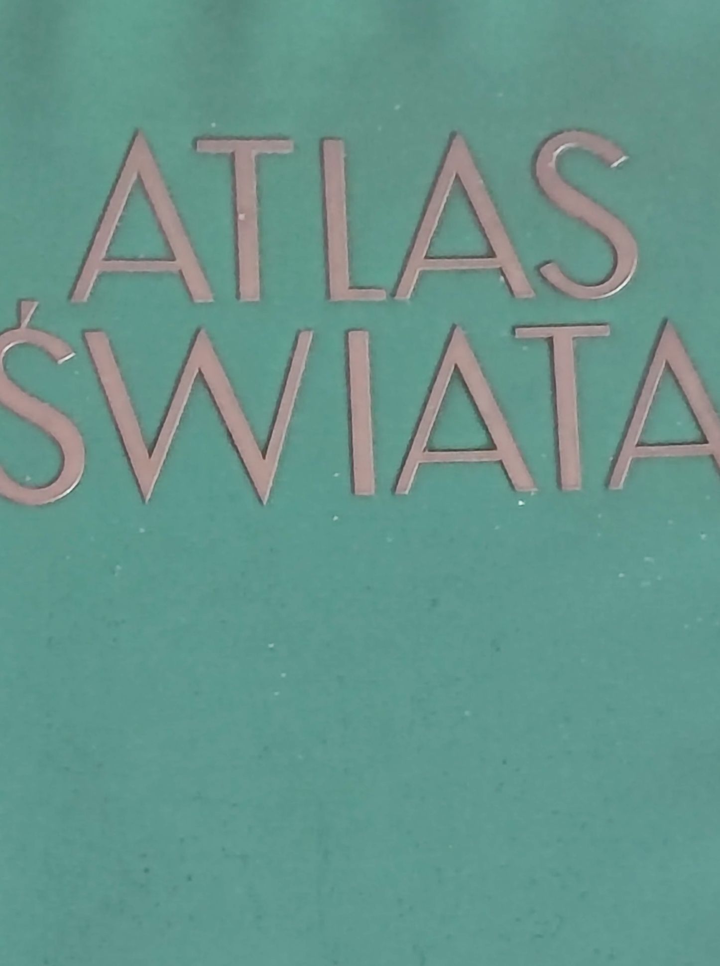 Stary atlas świata PWN Warszawa
