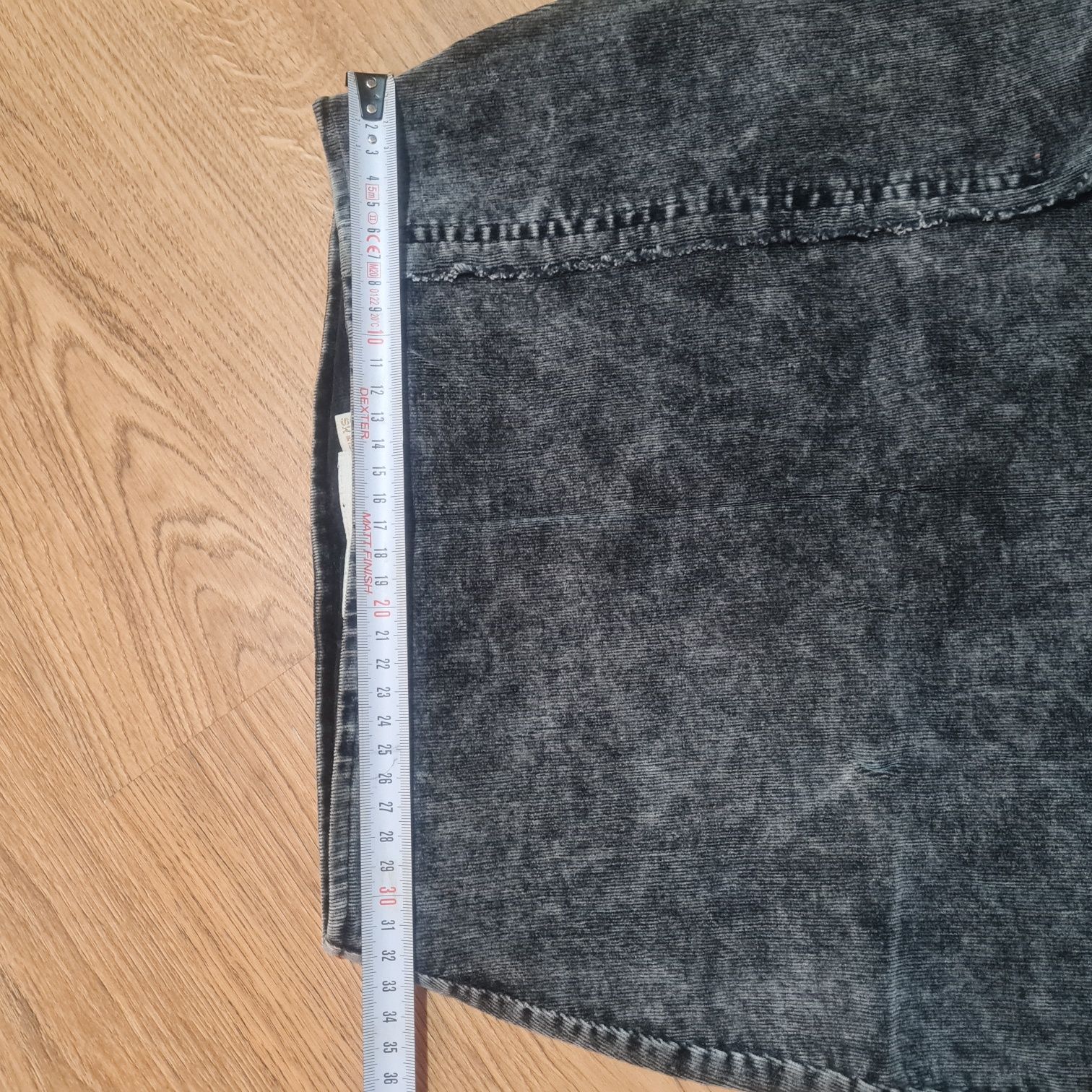 Ichi krótka spódniczka mini trapezowa r. XS sztuksowa jak jeansowa
