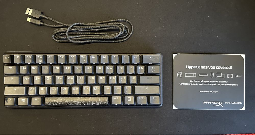 ігрова клавіатура (игровая клавиатура) HyperX Alloy Origings 60 [RED]