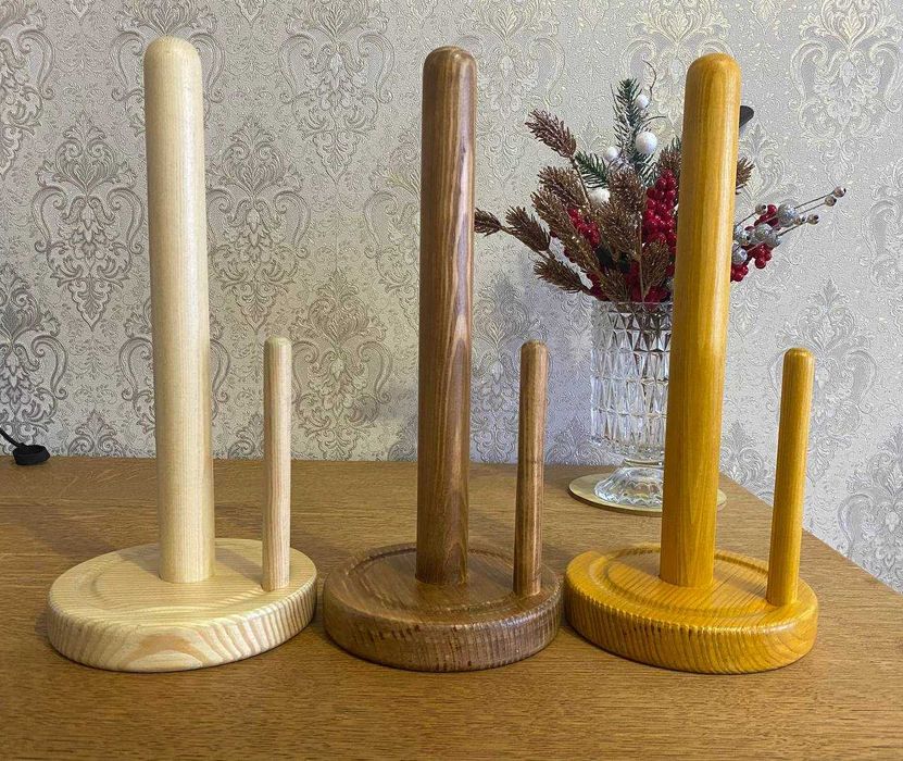 Тримач для паперових рушників дерево