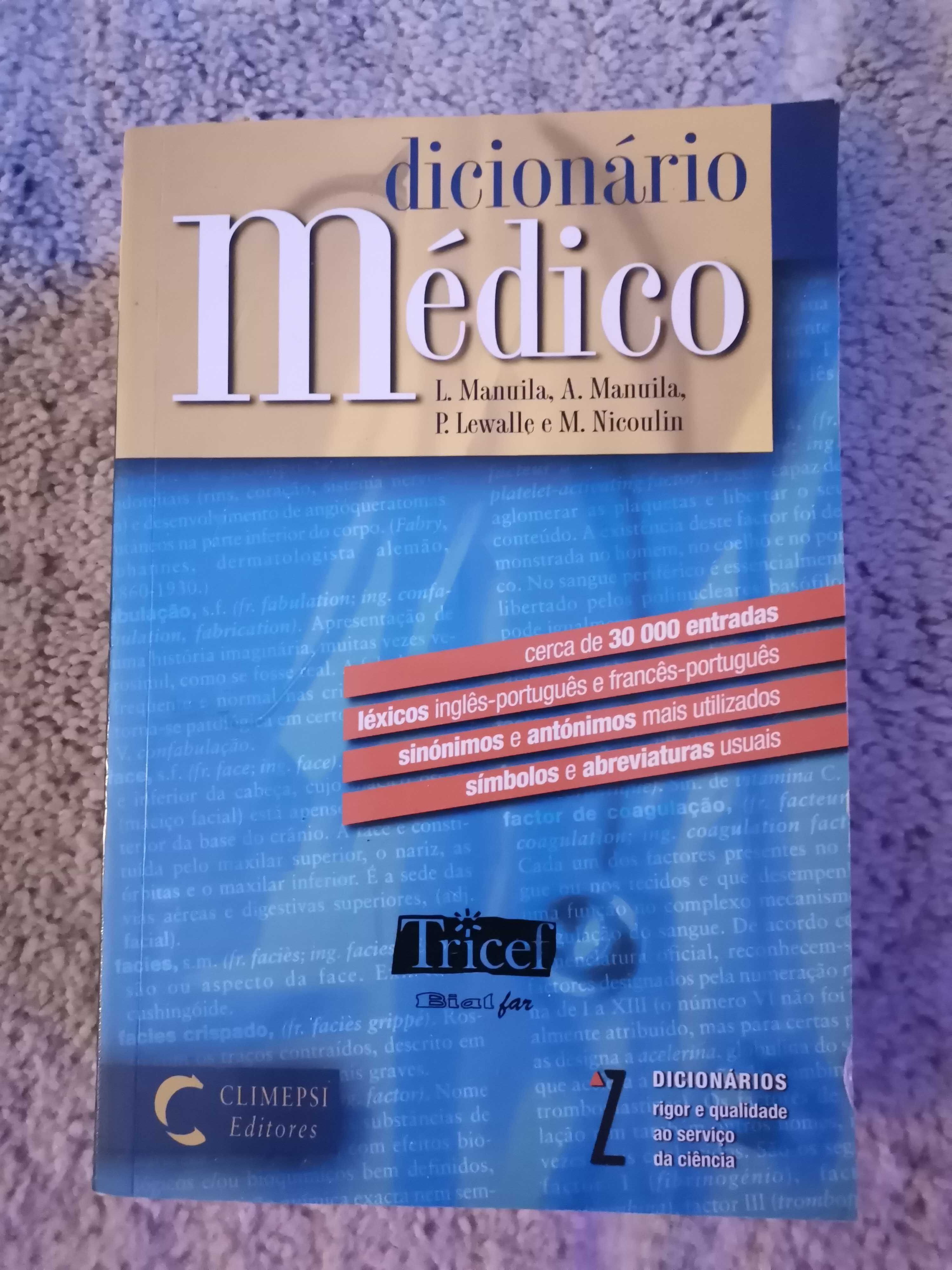 Dicionário Médico 1ªEdição - Ano 2000