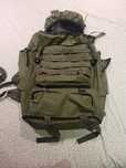 Mochila Militar Campismo Bushcraft Verde 50L
