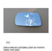 Wklad do lusterka lewego Toyota yaris 99 do 04