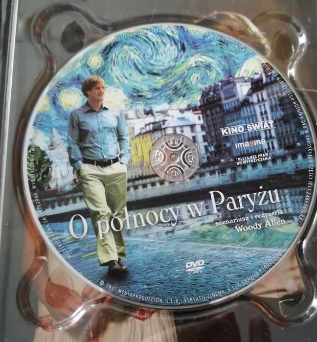 O Północy w Paryżu DVD Brodi Bruni Sheen reż Woody Allen lektor polski