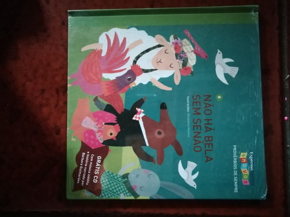 Livro + CD infantil da Coleção " Provérbios de sempre"