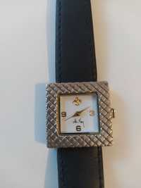 Damski srebrny kwarcowy zegarek z sygnaturą Kin King 925 sterling