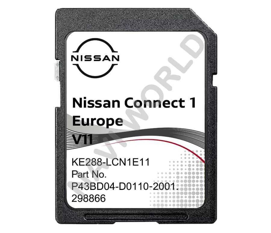 Навигация 2022 Nissan Connect 1 V11 KE288-LCN1EV11 SD card
