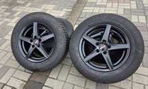 Alufelgi z Oponami Zimowymi 16' 5x108 Ford,RENAULT,VOLVO, CZARNE Ładne
