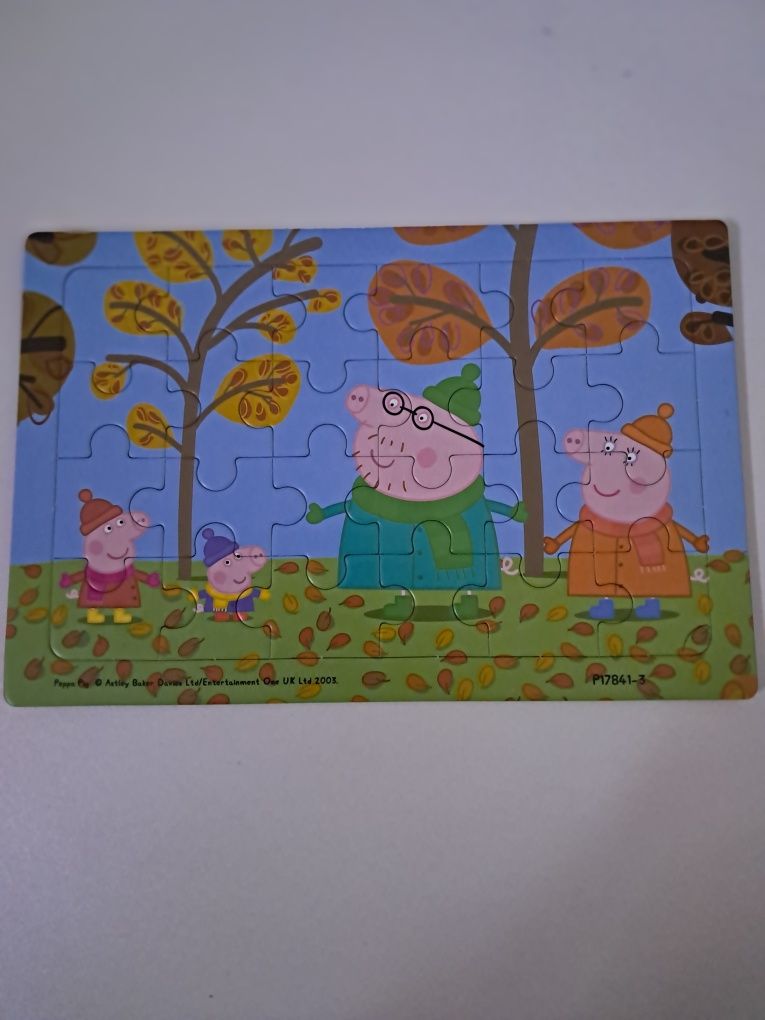 Puzle Świnka Peppa 4 zestawy