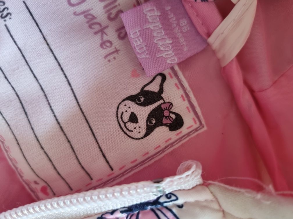 Takko fashion kamizelka bezrękawnik pikowana motylki 86